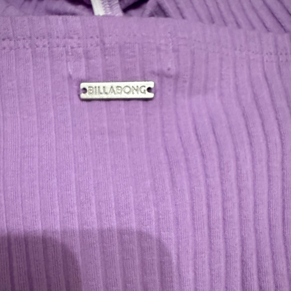 Billabong Lavender Ribbed Top - Picture 6 of 6